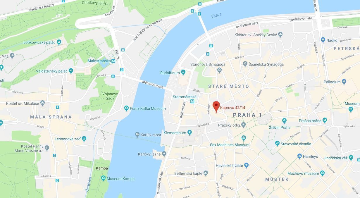 Kaprova 42/14, 110 00 Praha 1